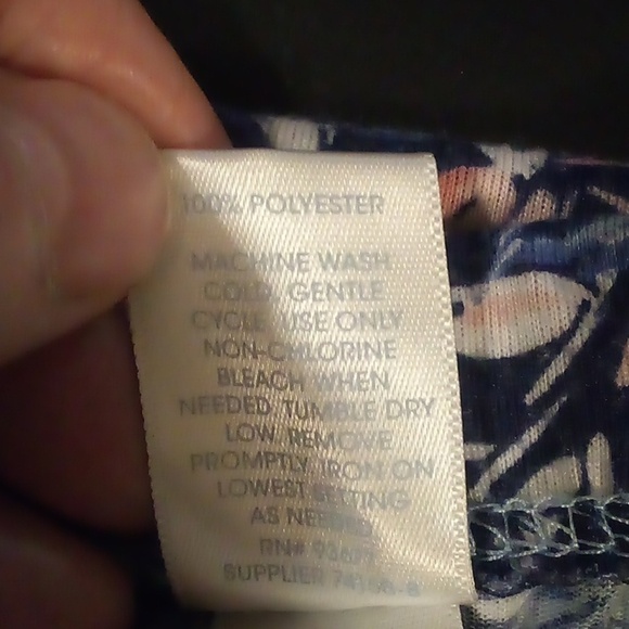 NWOT - Soft Blue Adonna Sleepwear Capris Lounge Shirt & Pants Set - Size L - Picture 10 of 11